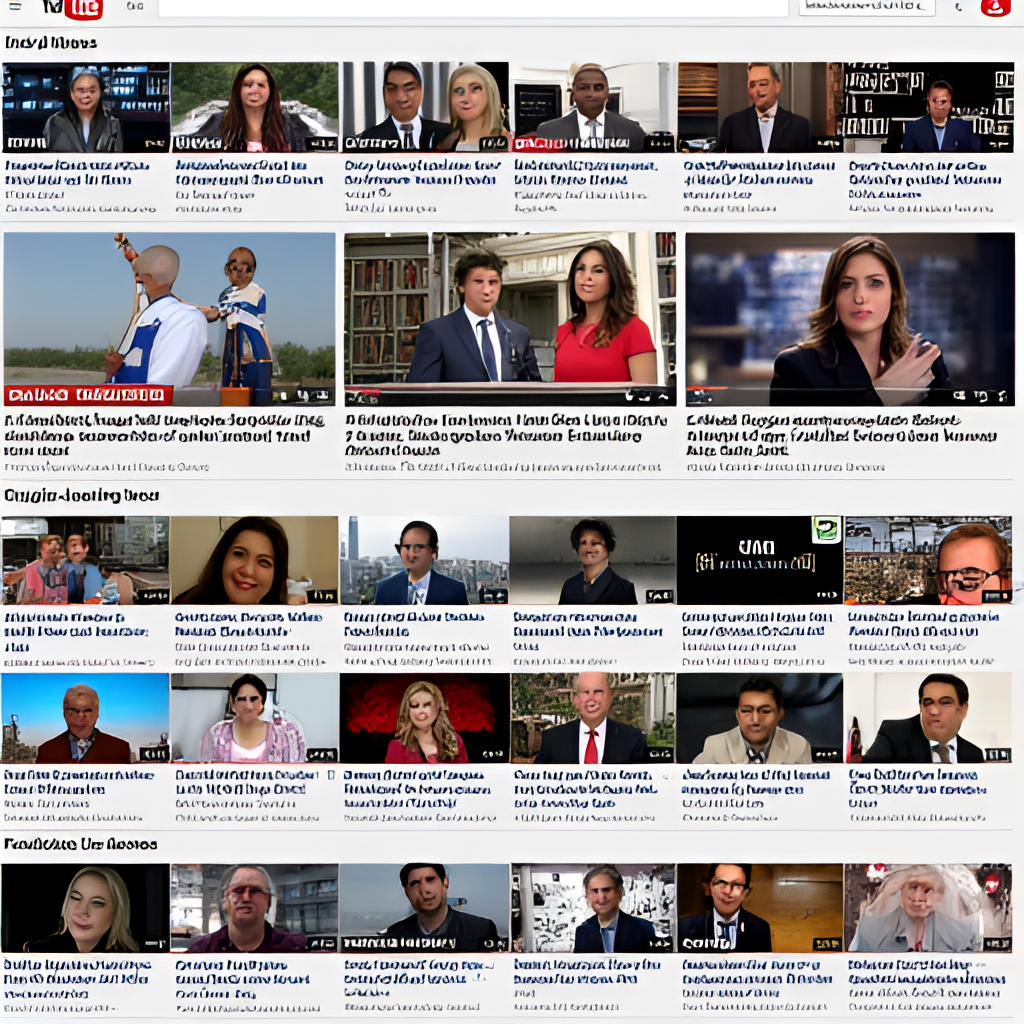 A collage of diverse content types popular on YouTube in Israel, including thumbnails representing news, entertainment, educational content (specifically Hebrew language learning), and potentially Israeli creators.
