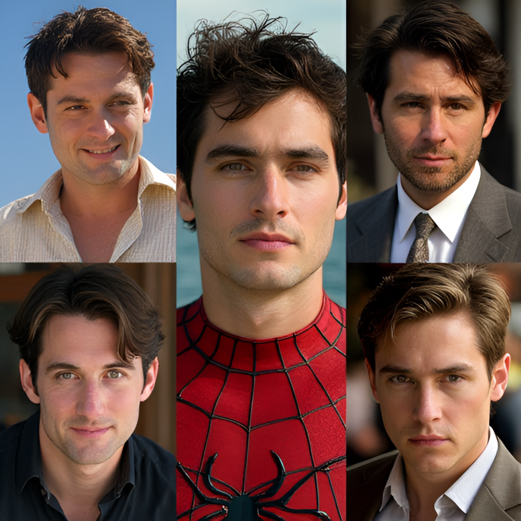 A collage image showcasing Tobey Maguire in diverse roles beyond Spider-Man, featuring stills from 'Seabiscuit', 'Brothers', and 'The Great Gatsby', emphasizing his range as a dramatic actor.